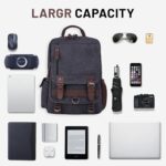 mygreen Canvas Cross Body Messenger Bag Shoulder Sling Backpack Travel Rucksack - Image 6