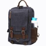 mygreen Canvas Cross Body Messenger Bag Shoulder Sling Backpack Travel Rucksack - Image 7
