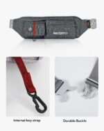 WATERFLY Waist Bag Running Belt Fanny Pack Outdoor Sport Walking Riding Travel Waist Pouch for Men Women - Image 4