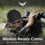 XTRIM Bamboo Bandana Face Mask for Dust & Sun Protection for Men & Women, Face Cover for Multipurpose, 100% Organic, Breathable, Odour-Free, Comfort Fit, Thermoregulatory Fabric - Image 5