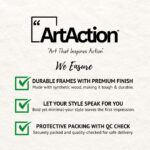 ArtAction Masha Allah Tabarak Allah Wall Frame Poster | Aesthetic Islamic Calligraphy for Bedroom, Living Room, Office | A4 Size | Framed Arabic Poster | Thoughtful Gift Décor - Image 8