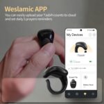 Tasbih Smart Ring,Smart tasbih ring,Muslim Prayer,Counter,Prayer timing reminder,OLED display,IPX67 Waterproof,5 interchangeable rings（16mm/18mm/20mm/22mm/24mm） (Purple) - Image 4