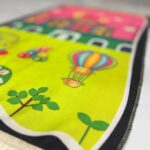 HADIYAH Rectangle Little Hajj Explorer Kids Design Premium Janamaz | Prayer Mat with Name Customisation Option | Soft Velvet Prayer Rug - Image 5