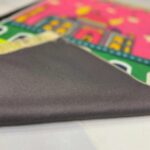 HADIYAH Rectangle Little Hajj Explorer Kids Design Premium Janamaz | Prayer Mat with Name Customisation Option | Soft Velvet Prayer Rug - Image 6