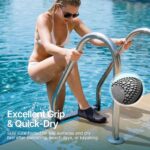 Water Shoes for Women Men Quick-Dry Aqua Socks Swim Beach Barefoot Yoga Exercise Wear Sport Accessories Pool Camping Must Haves Adult Youth Size, Black-w001, 5-6 Women/4-5 Men - Image 5