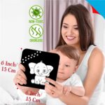 high Contrast Flash Cards for New Born Children -Educational Black & White 24 Objects | Visual Stimulation and Sensory Development for Infants | Montessori Sensory Card (Flash Card) - Image 5