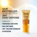 Lakme SPF 50 PA++++ Sunscreen Lotion for Bright Skin | In Vivo Tested | UVA UVB Blue Light Protection | Waterlight| No White Cast | Niacinamide| For All Skin Types | 100 ml - Image 4