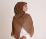 ICW GIRLS GEORGETTE SOLID PLAIN SCARF STOLES SHAWL HIJAB FOR WOMEN 85 X 180 CM - Image 3