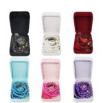 Face Me Velvet Case - Tasbih Gift Set - Wedding Favors - Baby Showers - Eid Favor - Nikkah Gifts - Ramadan Gifts - Prayer Beads Multicolour Pack of 1 Box - Image 3