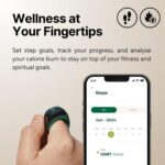 Zikr Ring Jood Smart Tasbih Ring, Digital Dhikr Counter with Fitness Tracker, Adjustable Ring Sizes 18/20/22mm, Waterproof IP67, Islamic Prayer Reminder Gift (Green) - Image 4