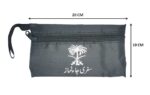 Polyester, Polyester Blend Portable Travel Prayer Mat Polyster Safari Janamaz (Set of 2, Black, Size- 110 cm X 69 cm), Rectangular - Image 3