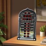 Azan Clock Muslims Praying Clock Time Reminding LCD Alarm Clock Digital Clock - Image 5