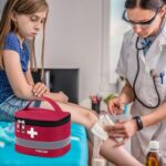 Azonee 2 Pieces First Aid Kit Bags, Empty Medicine Bags, First Aid Bag, Portable Medical Medicine Bags for Outdoor Camping, Travel, Work, Vacation (Red) Modern - Image 3