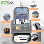 VAODO Travel-Makeup-Bag, Grey - Image 3
