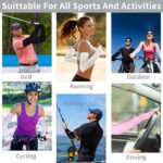 Unisex Full Arm Fingerless Sleeves Gloves for UV, Dust, Summer Arm Sleeves Arm Sleeves, UV Sun Protection Arm Sleeves for Men & Women, Protection Arm Sleeves - Image 4