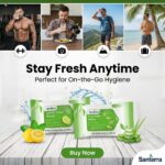 Refreshing Wet Wipes Enriched with Natural Aloe Vera Essence & Mint, Pack of 2 (40 Wipes) Cleansing & Daily Hygiene | Soft Refreshing Face Wipes with Aloe Vera & Mint | Skin-Friendly Instant Wipes for Travel & Gym | - Image 5