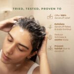 Naturali Anti Dandruff Shampoo with Sage & Salicylic Acid | No Sulphate No Paraben Shampoo | Calms Itchy Scalp | Exfoliates flaky scalp | Soothes Inflammation | 100 ml - Image 3