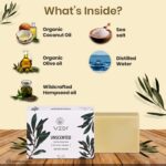 Vedi Unscented Castile Soap Bar 100g | Hemp-Based Natural & Organic Handmade Soap | Moisturizing, Gentle, Chemical-Free Cleanser for Sensitive Skin | SLS & Paraben Free (Pack of 2) - Image 5