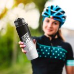 MILTON Gen'Z Water Bottle 1 ltr (Stay Strong), Motivational Water Bottles With Leak Proof Flip-Top Cap & Capacity Mark, Gym Bottle Sipper Water Bottle For Adults, Plastic, Black - Image 7