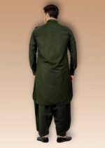 Men's Cotton Blend Pathani Kurta Pyjama Suit - Image 5
