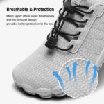 hiitave Women Water Shoes Quick Dry Barefoot Aqua Socks Beach Swim Diving Surf Pool Yoga - Image 4