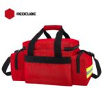 Redcube Emergency Bag - First Aid Bags Empty - First Responder Bag for Trauma, Professional Multiple Compartment Kit Carrier For Emergency Medical Supplies (Red), Red, Large, Modern - Image 6