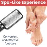 Temperia Leg, Heel & Foot Scrubber for Dead Skin - Very Sharp & Big (11 * 3 inch) - Pedicure & Feet Scrub Tools, Foot Scraper Cleaner & Filer, Callus Remover For Cracked Heels (Metal) - Image 7