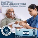 KareIn Bed Bath Wipes, Adult Wet Wipes, 60 Wipes, Anti-Bacterial, Ready to Use Cleansing Towels, Refreshing Sponge Bath Towel, For Men & Women, Pack of 6 - Image 3