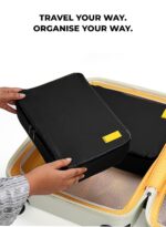 MOKOBARA The Packing Cube Nylon Fabric Water Resistant Travel Organizer Wardrobe Organizer Set Of Packing Bag (Xl,Large, Medium, Shoe Bag, Toiletry Bag) (Set O F 4, Black) - Image 6