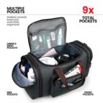 FATMUG Overnight Medium Travel Duffel Polyester Bag for Men, Women - Expandable (Dark Grey, 38-45L) - Image 4