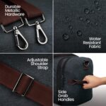 FATMUG Overnight Medium Travel Duffel Polyester Bag for Men, Women - Expandable (Dark Grey, 38-45L) - Image 6