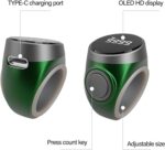 NEW EDITION 2026 Intelligent Digital Prayer Zikr Ring, Tasbih, Type C Charging, 18,20 & 22mm size, Black (3 in 1) - Image 3