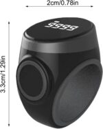 NEW EDITION 2026 Intelligent Digital Prayer Zikr Ring, Tasbih, Type C Charging, 18,20 & 22mm size, Black (3 in 1) - Image 4