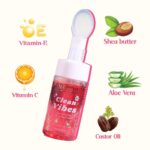 Whimsy Beauty Foaming Face Wash for Kids | Gentle Daily Cleanser with Aloe Vera, Strawberry and Vitamin B3 | Tear Free, Non Drying | Dermatologist Tested | Safe for Sensitive Skin | 4 to16 Years | 100 ml - Image 3