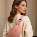 Waist Bag, Crossbody Bag for Men Women, Large Capacity Chest Bag for Travel, Gym, and Outdoor Activities, Durable Polyester Nylon Fabric, Adjustable Shoulder Straps, 30cm x 15cm x 9cm - Image 4