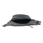 xcluma Waist Pack Travel Handy Hiking Zip Pouch Document Money Phone Belt Sport Bag Bum Bag for Men and Women Polyester (Grey) - Image 5