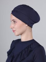 Women 3 Piece Modest Muslim Swimwear Islamic Ruffle Full Coverage Long Sleeve Removable Chest Pads Swim Hijab Cap Swimming Costume Burkini Swimsuit - Image 5