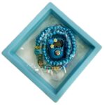 Treasure Tree Deluxe Prayer Mat Gift Set – Islamic Gift with Tasbih Beads – Travel-Friendly Janamaz – Eid, Ramadan, Hajj, Umrah Gift (Random Color) - Image 3