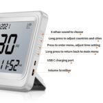 Azan Clock, Automatic Worldwide Digital 8 Azan Prayer Sounds Muslim Prayer Clock for USA Home Decor (White-1) - Image 4