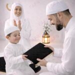 Combo of 2 Janamaz Velvet Prayer Mat | one Kid + one Adult (Pack of 2) | Soft Thick Islamic Prayer Rug Set for Children & Grown Ups | Premium Namaz Mat for Home, Ramdan, Hajj and Umrah (Black) - Image 8