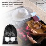 Cockatoo Shoe Bag for Travel Bag for Men & Women, Shoe Cover for Storage at Home Gym Reusable Travelling Accessories, Organizer Pouch Footwear Bags for Travelling-Pack of 6(13 x 17.32 Inch) - Image 3