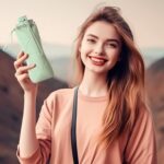 Silicone Folding Water Bottle - Collapsible Bottle For Travel, Cycling, Gym, Camping - 600 Ml, Leak-proof Lid, BPA-Free Wide Mouth, Durable, Foldable Bottle (Multicolor) - Image 5