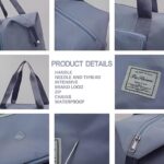 ABTER Women Travel Bags 41 Liter Expandable ,Duffle Bags with Wheels and Handle Luggage,Foldable Vanity Traveling Companion Hand Bag Personal Items Large Weekend (Sky) - Image 5