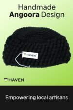 Prayer Caps for Muslims Islamic Namaz Topi for Men Handmade Knitted | Black - Image 4