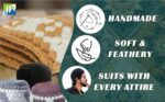Prayer Caps for Muslims Islamic Namaz Topi for Men Handmade Knitted | Black - Image 7