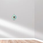 woopme ® Muslim Islamic Qibla Compass Arrow Praying Sticker for Wall Floor Prayer Room Bedroom Living Room Home House Printed Stickers L x H 18 x 25 Cms - Image 4