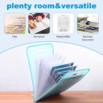 13 Layer A4 Expanding File Folder Organizer, Accordion Document Holder with Multiple Pockets for Office, School, Bank & Home, Durable Plastic Paper Storage File Bag (Multicolor, Pack of 1) - Image 4