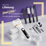 Lifelong PediGlide+ 14-in-1 Callus Remover | 14-in-1 Pedicure Kit | Electric Foot Scrubber | 3 Changeable Roller Heads | 3 Speed Settings | Crack Heel Repair | Dead Skin Remover | IPX6 Waterproof - Image 3