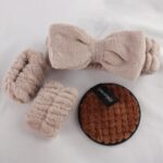 20 Pcs Brown Makeup Sponge & Puff Set | Soft, Lightweight Cosmetic Blenders for Cream, Liquid & Powder Makeup | Includes Plush Bow Headband & Clean Sponge Pad for Easy Maintenance | Perfect for Women Makeup Tools for Smooth (Brown, 20Pcs) - Image 4