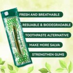 Datun -Natural Meswak Stick Herbal Wooden Teeth Cleaning Toothbrush Natural Miswak Stick Toothbrush – Traditional & Organic Dental Care Solution Sourced from the Miswak Datun tree ( Peelu tree ) Pack 0f 1 - Image 3